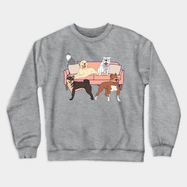 Gang’s All Here Crewneck Sweatshirt by DDT Shirts